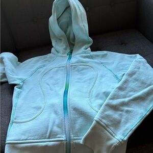 Lululemon Woman’s Scuba Hoodie. Aqua. Size 6